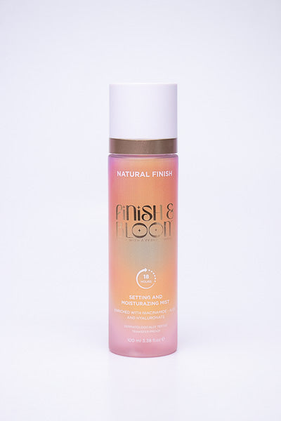 Finish&Bloom Mattifying Makeup Setting Spray | Long-Lasting, Oil-Control Finish