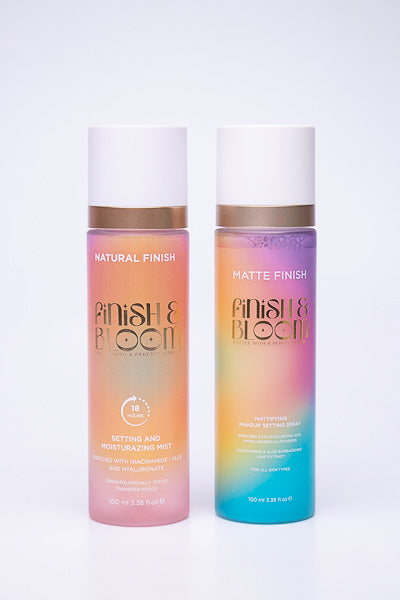 Finish&Bloom Mattifying Makeup Setting Spray | Long-Lasting, Oil-Control Finish