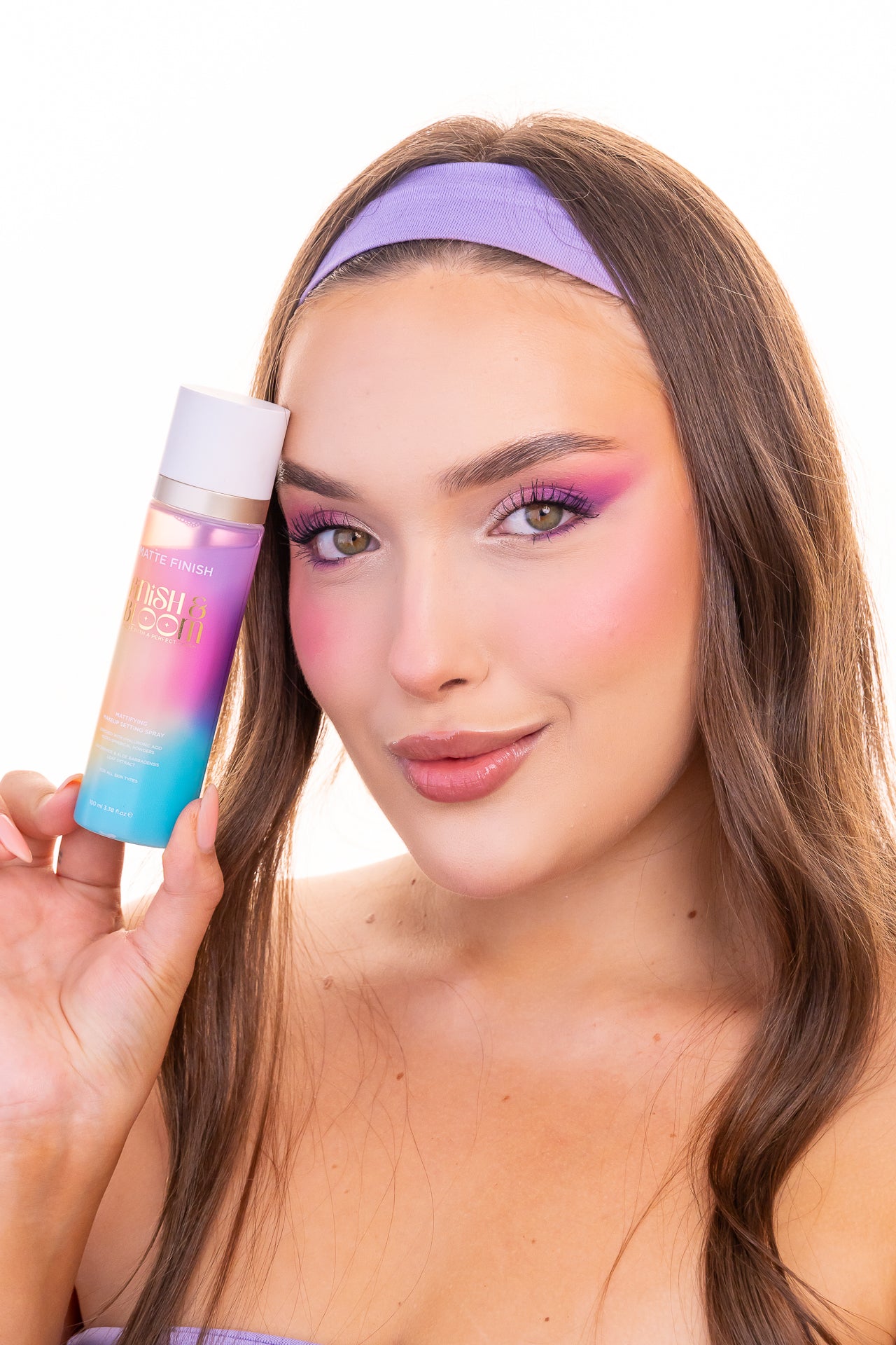 Finish&Bloom Mattifying Makeup Setting Spray | Long-Lasting, Oil-Control Finish